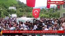 Lice'de Şehit Olan Jandarma Uzman Çavuş Aytemiz'in Cenaze Namazı