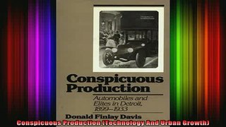 READ book  Conspicuous Production Technology And Urban Growth Full Free