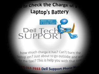 How to Check the Charge of a Dell Laptop's Battery?