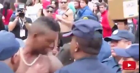 Metido a Lutador tenta intimidar Guarda Civil de São Paulo