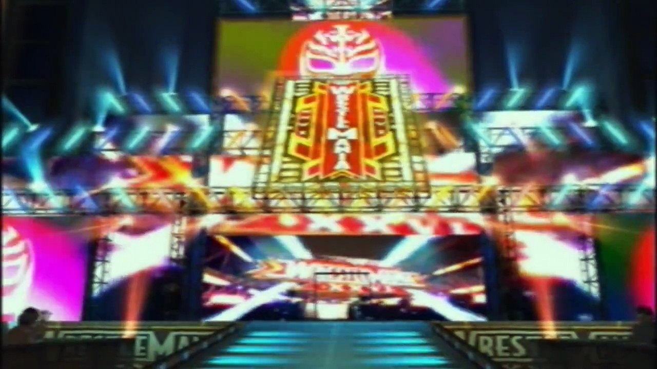 Rey Mysterio WrestleMania 27 Special Captain America Attire SvR 2011 CAW Entrance HD W/Formula