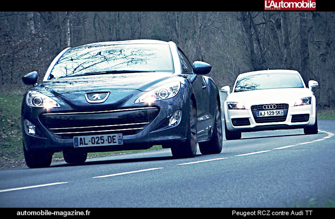 Peugeot RCZ contre Audi TT