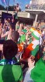 Super les policiers et les fans irlandais un grand moment !!