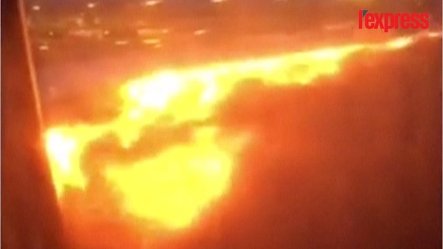 Singapour: un avion s'embrase après un atterrissage d'urgence
