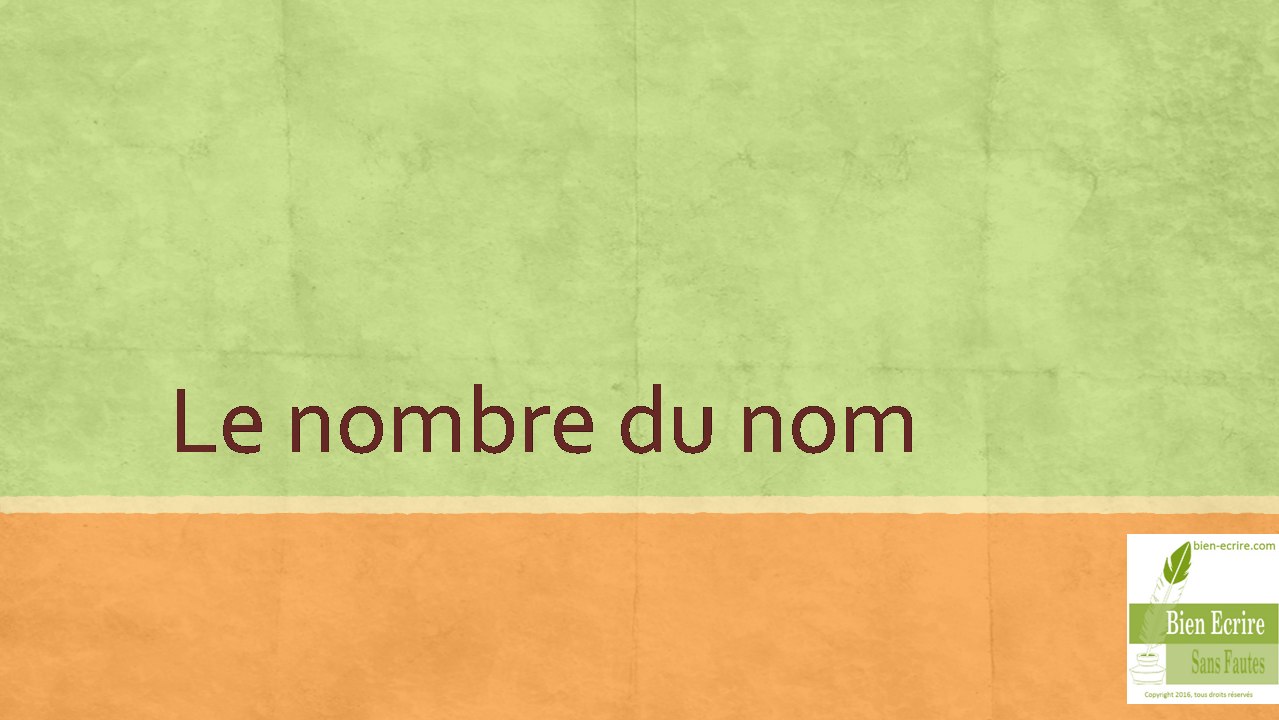 Le nombre du nom