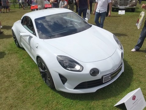 Découverte de l'Alpine Vision au Festival Goodwood 2016