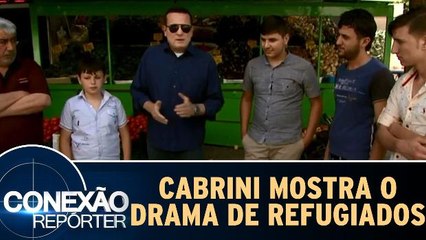 Roberto Cabrini mostra o drama dos refugiados sírios