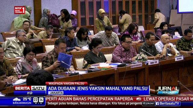 Tanggapan Menkes Soal Peredaran Vaksin Palsu