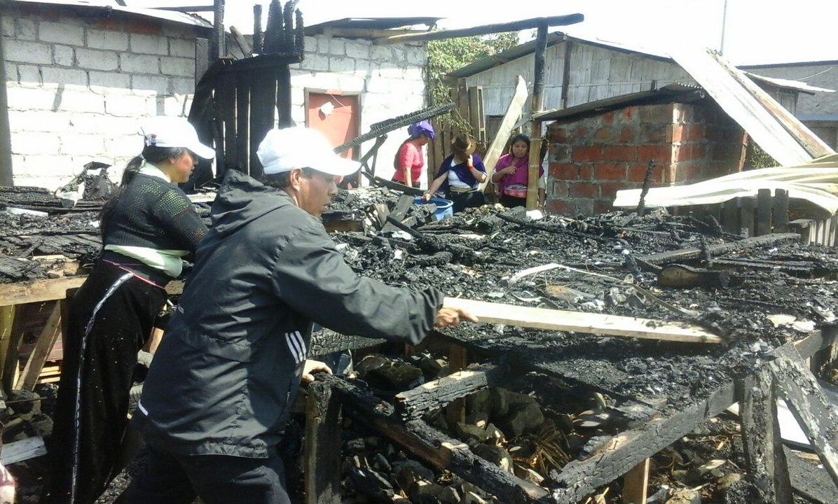 Una bebé muere en incendio en Durán