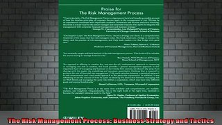 READ book  The Risk Management Process Business Strategy and Tactics Full EBook