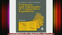 READ book  Existence and Optimality of Competitive Equilibria Full EBook