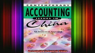 READ book  Accounting Issues in China Full EBook