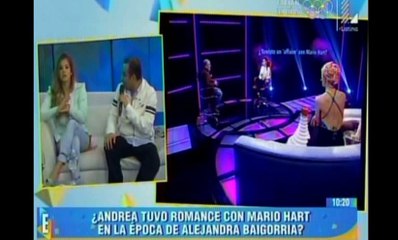 Mario Hart y Andrea San Martín tuvieron affaire cuando él estaba con Alejandra Baigorria