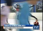 Curso de patinaje sobre hielo y baile para estas vacaciones