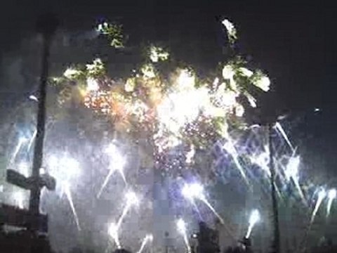 Feu d'artifice Paris 14 juillet 2007