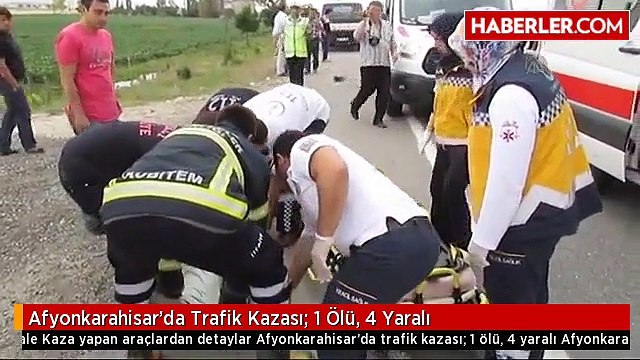 Afyonkarahisar'da Trafik Kazası: 1 Ölü, 4 Yaralı