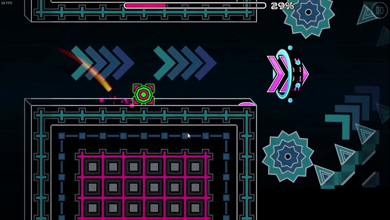 (Geometry Dash) Sonic Wave 28% - 55%