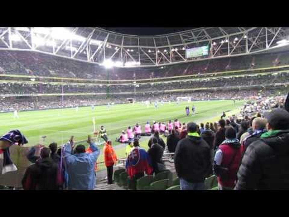 SLOVAKIA VS IRELAND ATMOSPHERE!!!!