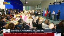 Brexit: Conférence de presse Merkel-Hollande-Renzi à Berlin - 27/06