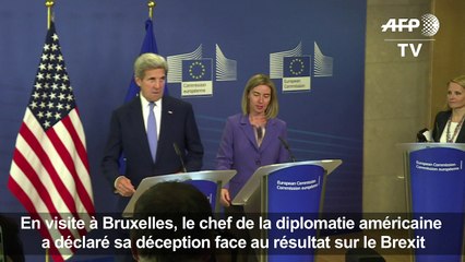 Brexit: les Etats-Unis veulent une "EU forte" (Kerry)