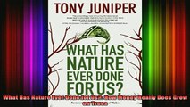 DOWNLOAD FREE Ebooks  What Has Nature Ever Done for Us How Money Really Does Grow on Trees Full Free