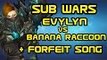 Evylyn vs Banana Raccoon Five 1v1 SUBWARS! 6.1.2 wow wod level 100 Fury Warrior pvp