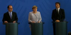 Déclaration commune avec Mme Angela Merkel, Chancelière de la République fédérale d’Allemagne et M. Matteo Renzi, Président du Conseil des ministres de la République italienne