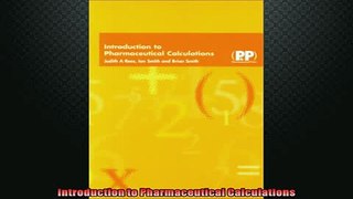 Free PDF Downlaod  Introduction to Pharmaceutical Calculations  BOOK ONLINE