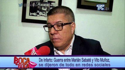 Guerra entre Marián Sabaté y Vito Muñoz, se dijeron de todo en redes sociales