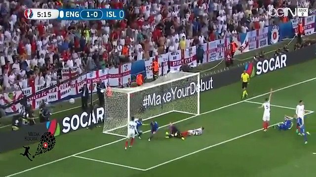 ‫اهداف مباراة انجلترا وايسلندا 1-2 [كاملة] تعليق فهد العتيبي - يورو 2016 بفرنسا [27-6-2016] HD‬