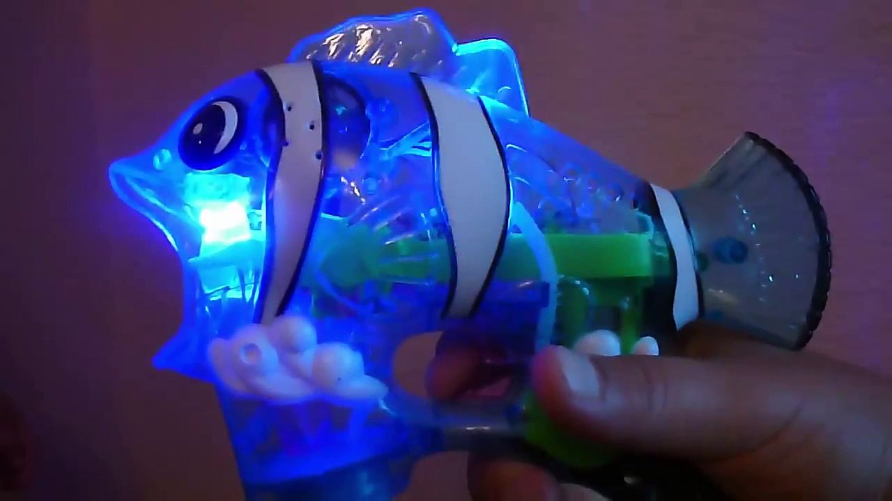 FISH TOYS KIDS / TODDLERS - Bubble Gun Toy - Musical Fish Bubble Gun Shooter - Shoot Bubble Games