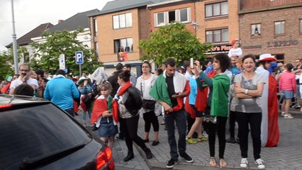 La joie dans les rues du Borinage