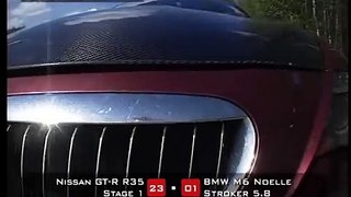 Moscow Unlim 500: Nissan GT-R vs BMW M6