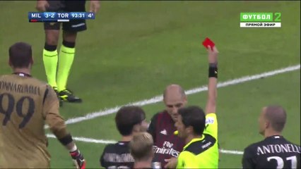 Gabriel Paletta Red Card and Andre Belotti Penalty Miss