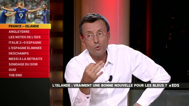 E21 - L'Équipe du soir - Extrait : France-Islande, vraiment une bonne nouvelle pour les Bleus ?