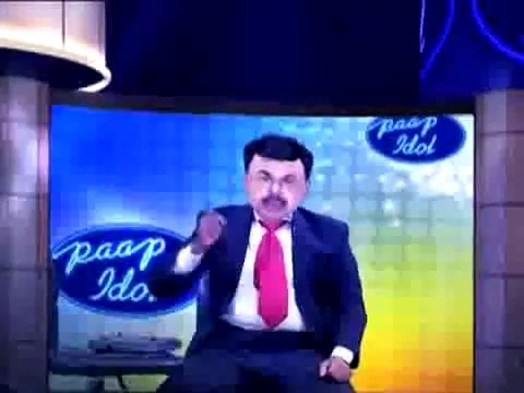 ALTAF HUSSAIN Singing in Pakistan Pop Idol Funny Parody