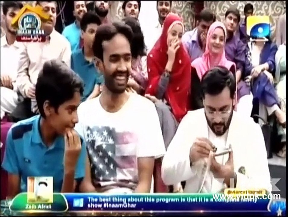 Kashif Abbasi Calls In Inaam Ghar