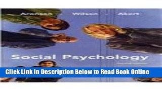 Download Social Psychology (with MyPsychLab with E-Book Student Access Code Card) (7th Edition)