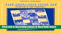 Read The Research Tool Kit: Putting it All Together (Social Work Research Methods / Writing /