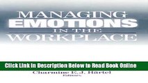 Read Managing Emotions in the Workplace  Ebook Free