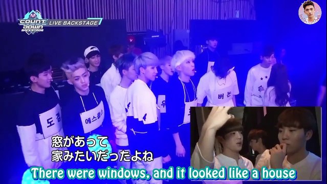 【ENG】160612 Mnet Mcountdown Backstage - Seventeen cut