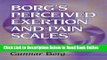 Read Borg s Perceived Exertion and Pain Scales  Ebook Free