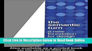 Download The Semantic Turn: A New Foundation for Design  PDF Free