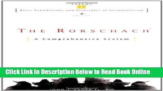 Read The Rorschach, Basic Foundations and Principles of Interpretation Volume 1  PDF Online