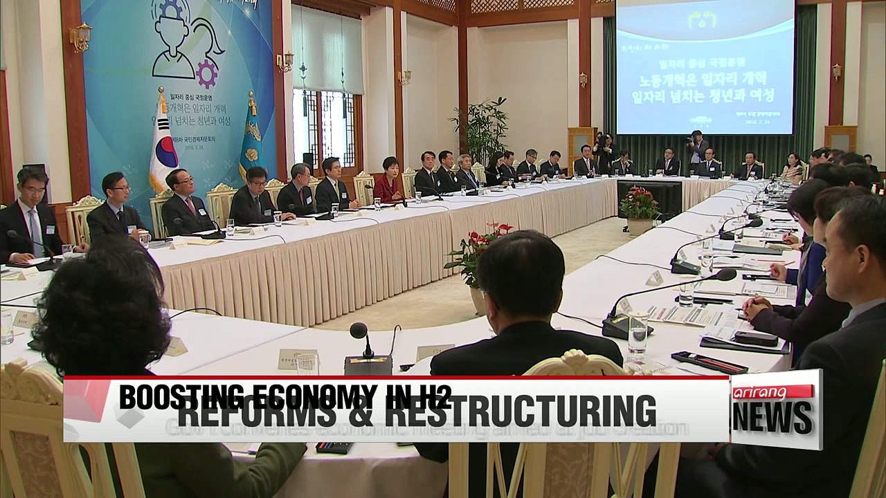 President Park says reforms and restructuring must continue to create jobs