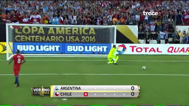 Argentina vs Chile 2-4 PENALES Copa America 2016 - HD