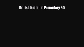 Download British National Formulary 65 PDF Online