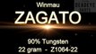 Winmau Zagato 22 gram 90% Tungsten Darts - Code Z1064-22