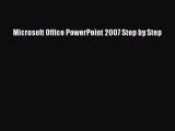 Download Microsoft Office PowerPoint 2007 Step by Step Ebook Online