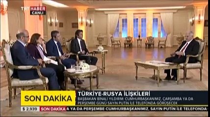 Başbakan Yıldırım Rusya İle Mesele Tatlıya Bağlanmıştır